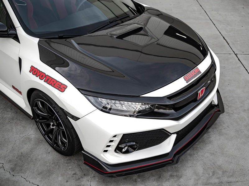 Seibon 2017 Honda Civic Type R OEM Carbon Fiber Hood-thumbmail-7