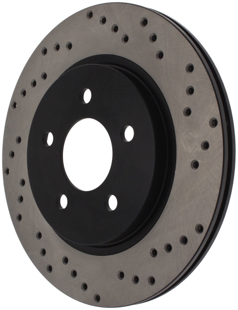 StopTech 05-10 Ford Mustang V6/4.0L / GT V8/4.6L Cross Drilled Left Rear Rotor-thumbmail-14