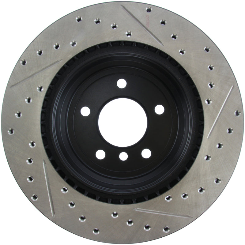 StopTech 06 BMW 330 / 07-09 BMW 335 Slotted & Drilled Right Rear Rotor-thumbmail-13