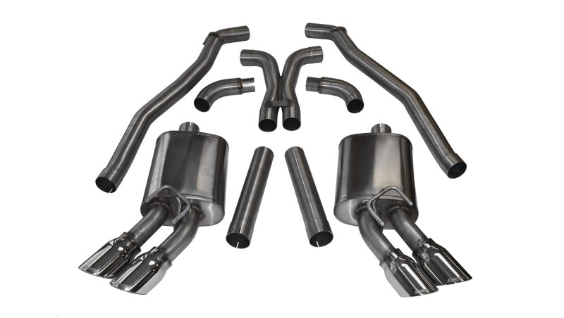 Corsa 12-13 Chevrolet Camaro Coupe ZL1 6.2L V8 Polished Sport Cat-Back + XO Exhaust-thumbmail-2