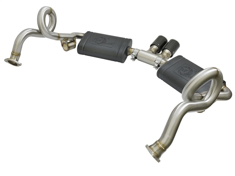 aFe MACHForce-Xp 2in 304 SS Cat-Back Exhaust w/Carbon Fiber Tips 13-16 Porsche Boxster 2.7L/3.4L-thumbmail-9
