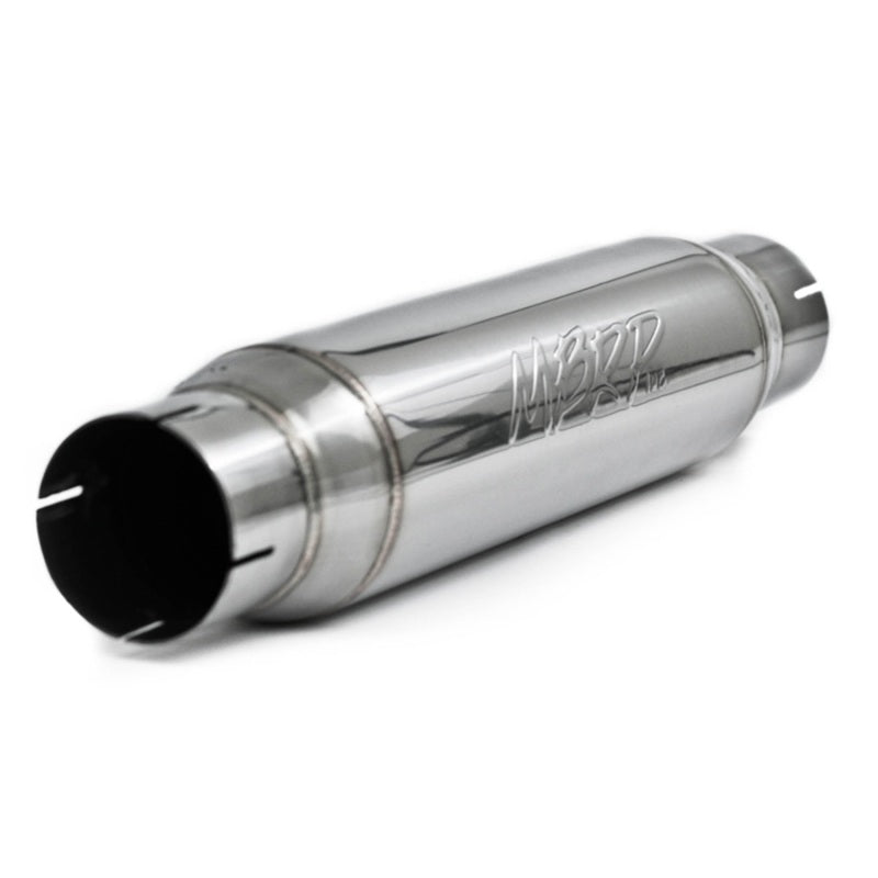 MBRP Universal Resonator 3in Inlet /Outlet 16in Body 20in Overall T304-thumbmail-3
