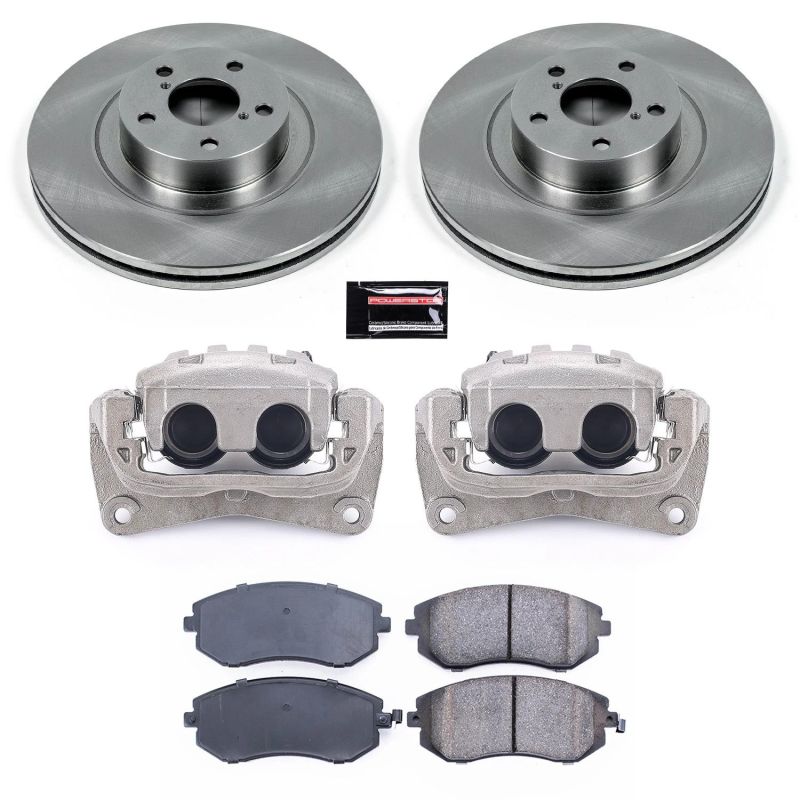 Power Stop 04-06 Subaru Baja Front Autospecialty Brake Kit w/Calipers-thumbmail-1