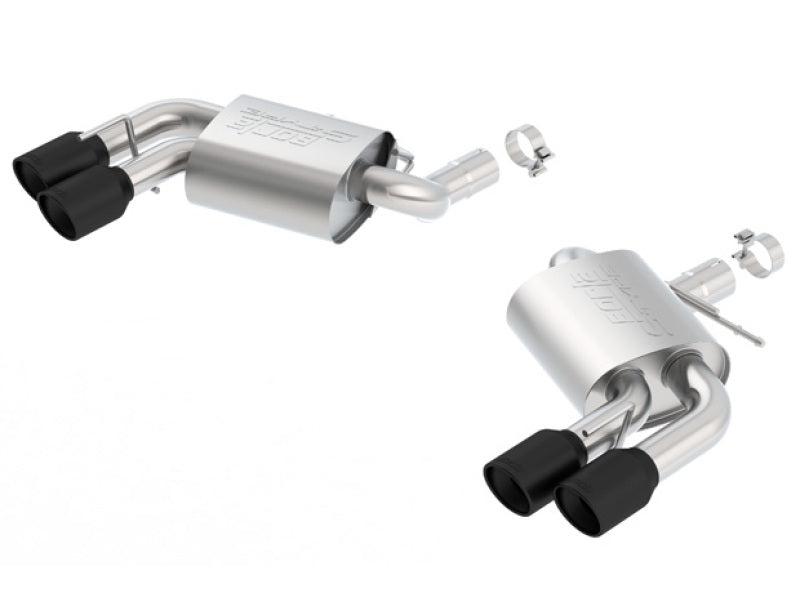 Borla 2016-2017 Chevrolet Camaro SS AT/MT S-Type Rear Section Exhaust w/o Dual Mode Ceramic Black-thumbmail-2