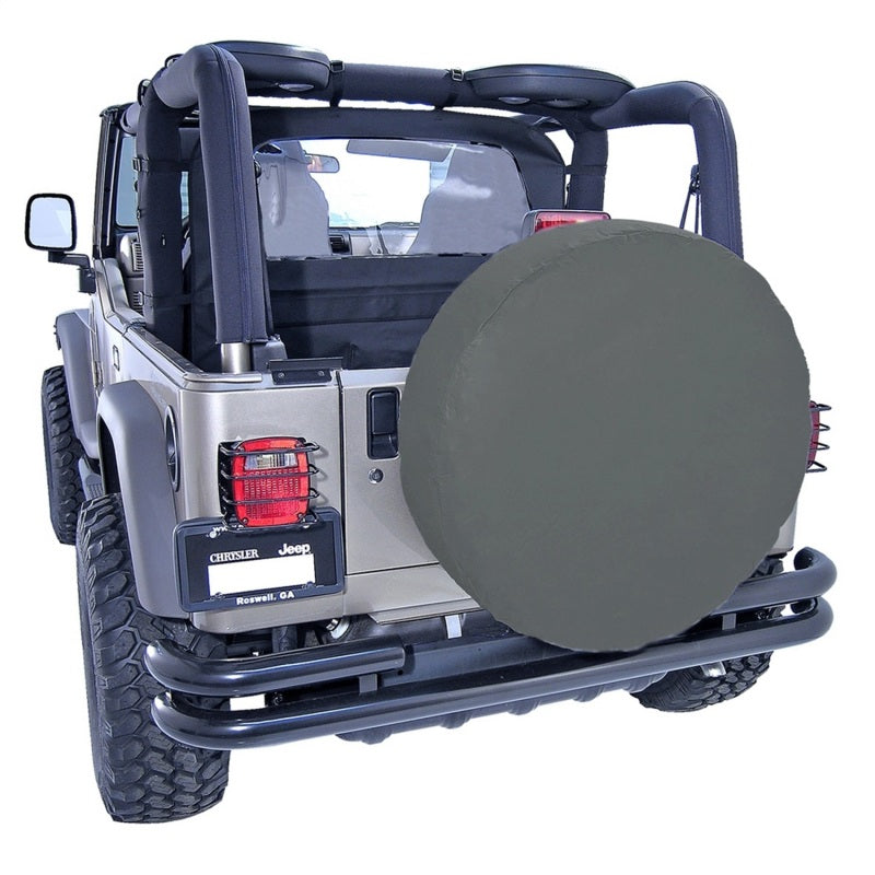 Rugged Ridge 27 -29 Inch Tire Cover Black Diamond-thumbmail-2