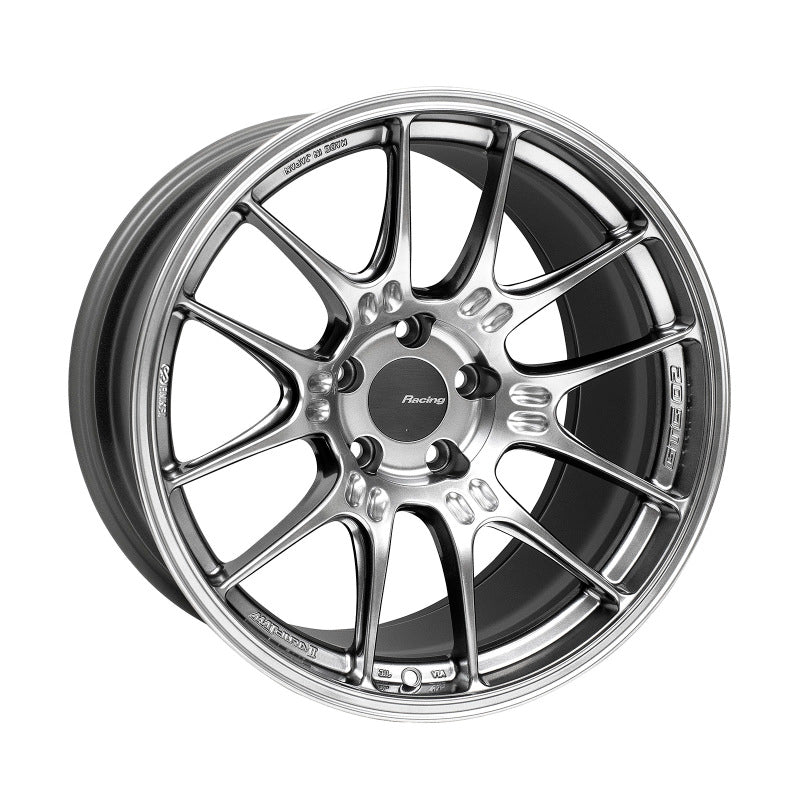 Enkei GTC02 18x10.5 5x114.3 15mm Offset 75mm Bore Hyper Silver Wheel-thumbmail-2