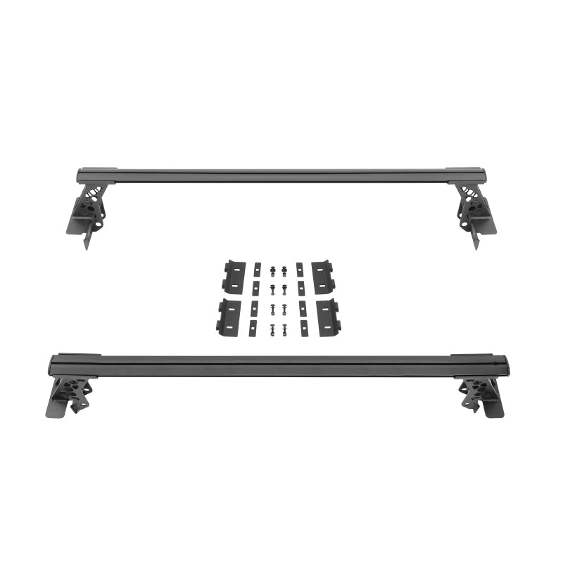 Go Rhino 20-22 Jeep Gladiator JT/16-22 Toy. Tacoma/05-21 Nssn Frontier XRS Cross Bars Kit - Tex. Blk-thumbmail-34