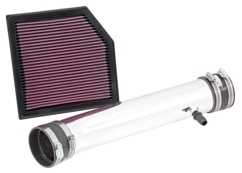 K&N 69 Series Performance Typhoon Intake Kit - Polished for 13-14 Lexus GS350 3.5L V6-thumbmail-8