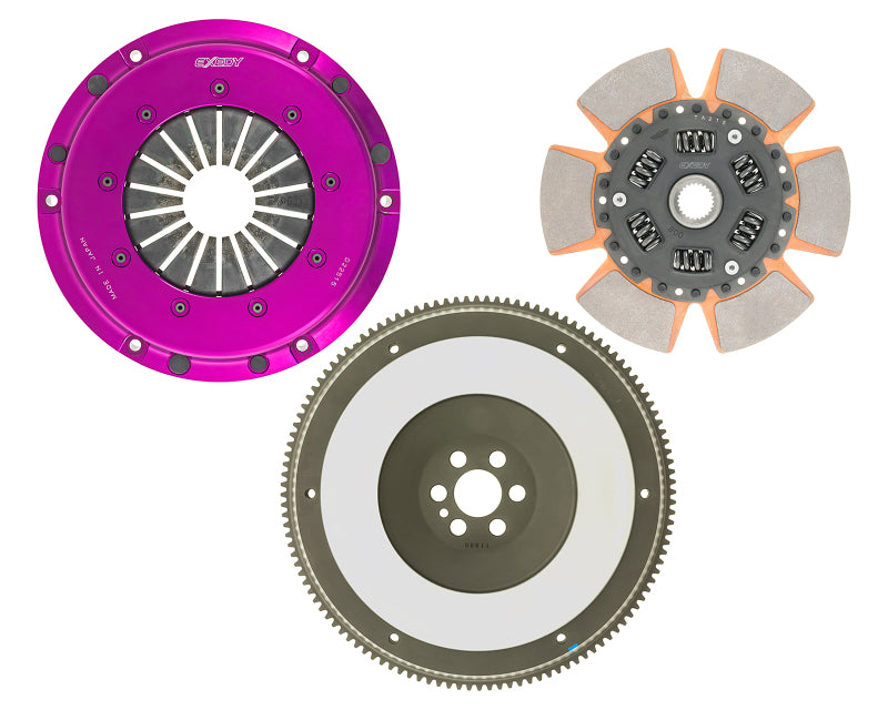 Exedy 1989-1993 Nissan Skyline GTR L6 Hyper Single Clutch Sprung Center Disc Push Type Cover-thumbmail-6