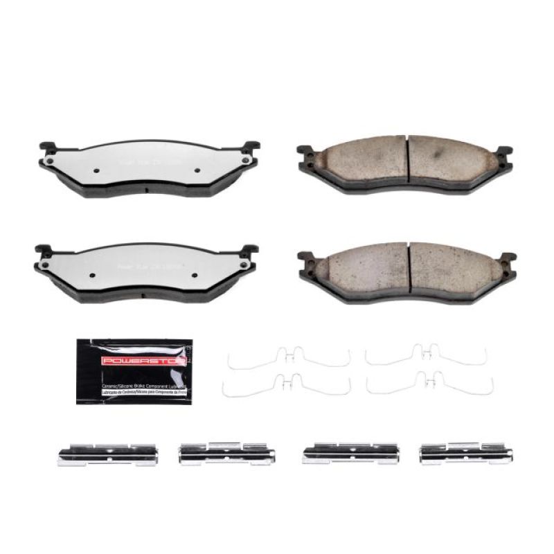 Power Stop 08-09 Ford F53 Front or Rear Z36 Truck & Tow Brake Pads w/Hardware-thumbmail-1