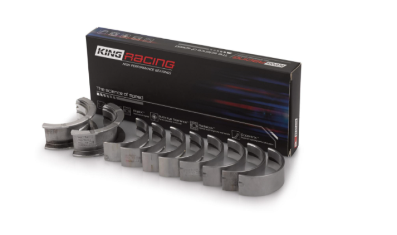 King General Motors 262/ 267/ 302/ 307/ 327/ 350 (Size 1.0) Main Bearing Set-thumbmail-1