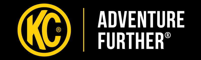 KC HiLiTES 17in. x 60in. Banner - Black w/Yellow-thumbmail-3