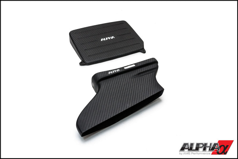 AMS Performance 14-18 Mercedes-Benz CLA 45 AMG 2.0T Alpha Cold Air intake w/Carbon Fiber Lid & Duct-thumbmail-4