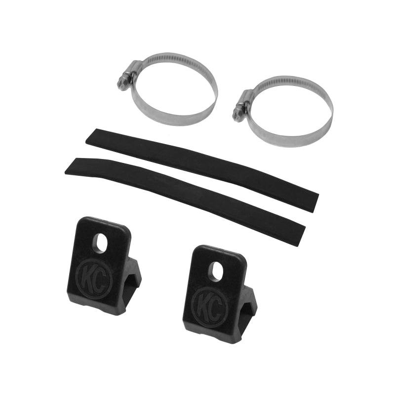 KC HiLiTES Universal 40 Deg. A-Pillar Tube Clamp Light Mount (1.5-2in. Diameter Bars) - Pair-thumbmail-6