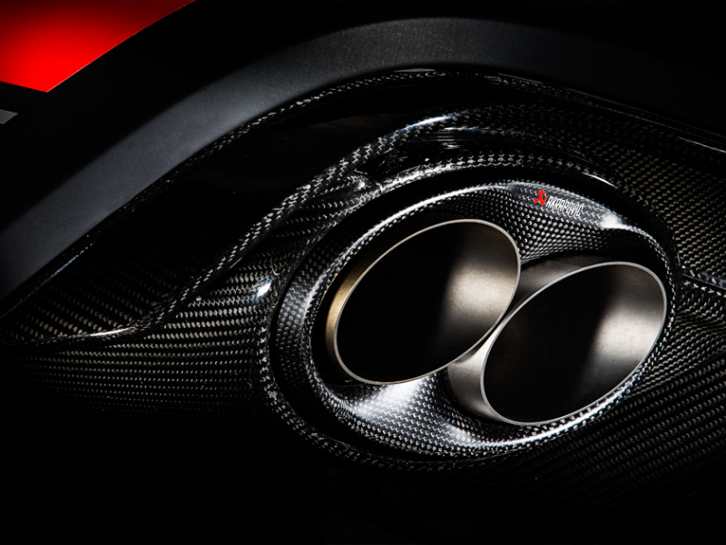 Akrapovic 14-17 Audi RS6 Avant (C7) Evolution Line Cat Back (Titanium) w/ Carbon Tips-thumbmail-8
