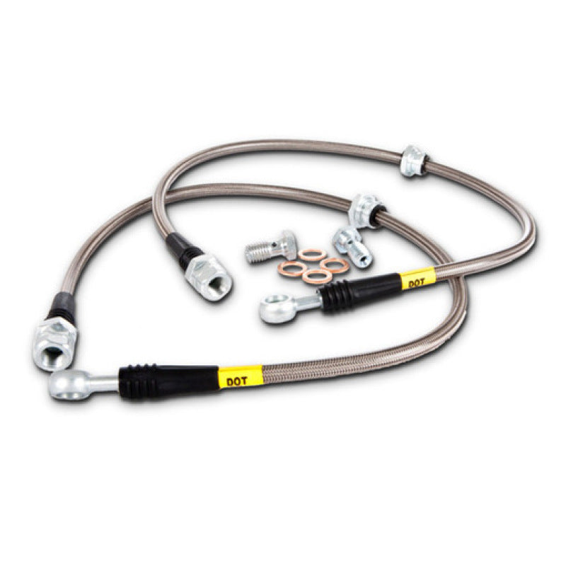 StopTech 09+ Nissan GTR Stainless Steel Rear Brake Lines-thumbmail-3