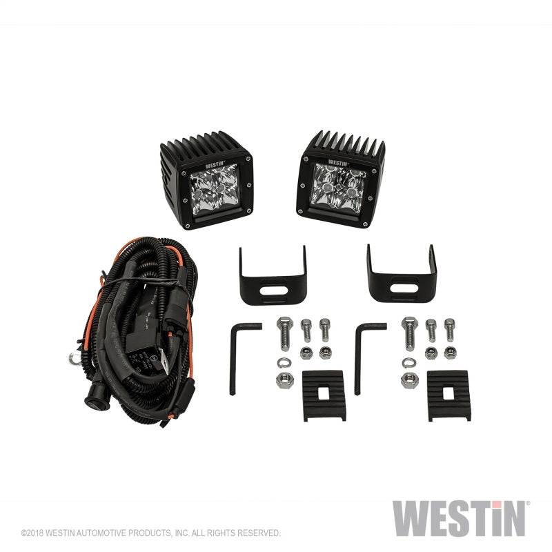 Westin Compact LED 5W 3.2 inch x 3 inch (Set of 2) - Black-thumbmail-2