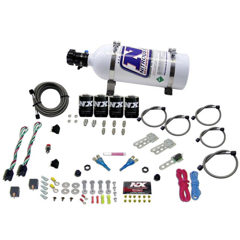 Nitrous Express GM EFI Dual Stage Nitrous Kit (50-150HP x 2) w/5lb Bottle-thumbmail-2