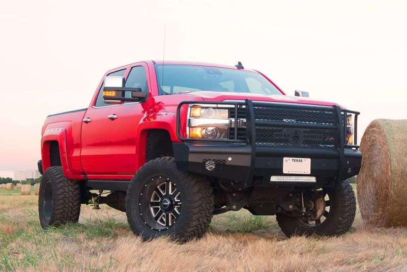 Road Armor 15-19 Chevy 2500 Vaquero Front Bumper Full Guard - Tex Blk-thumbmail-6