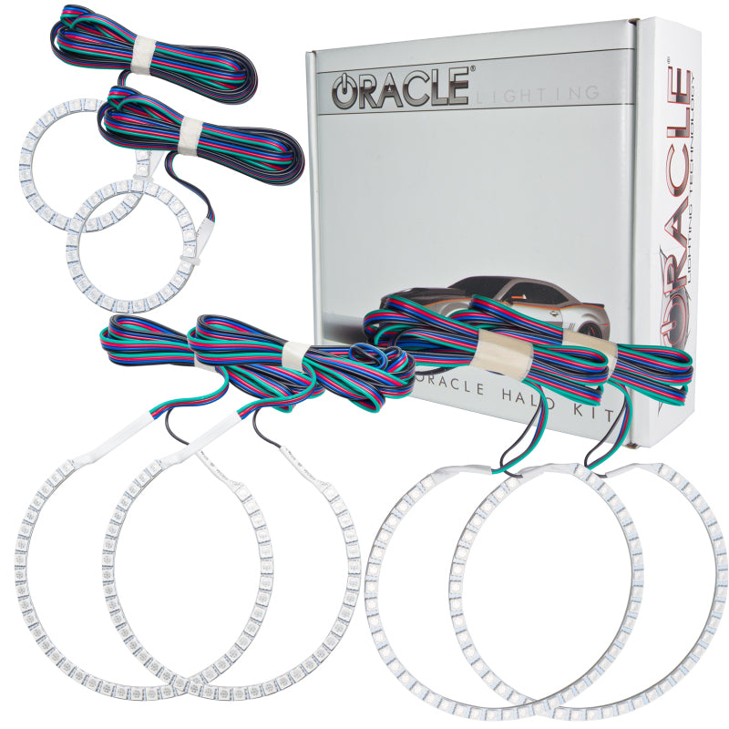 Oracle Dodge Charger 05-10 Triple Ring Halo Kit - ColorSHIFT w/ Simple Controller-thumbmail-4