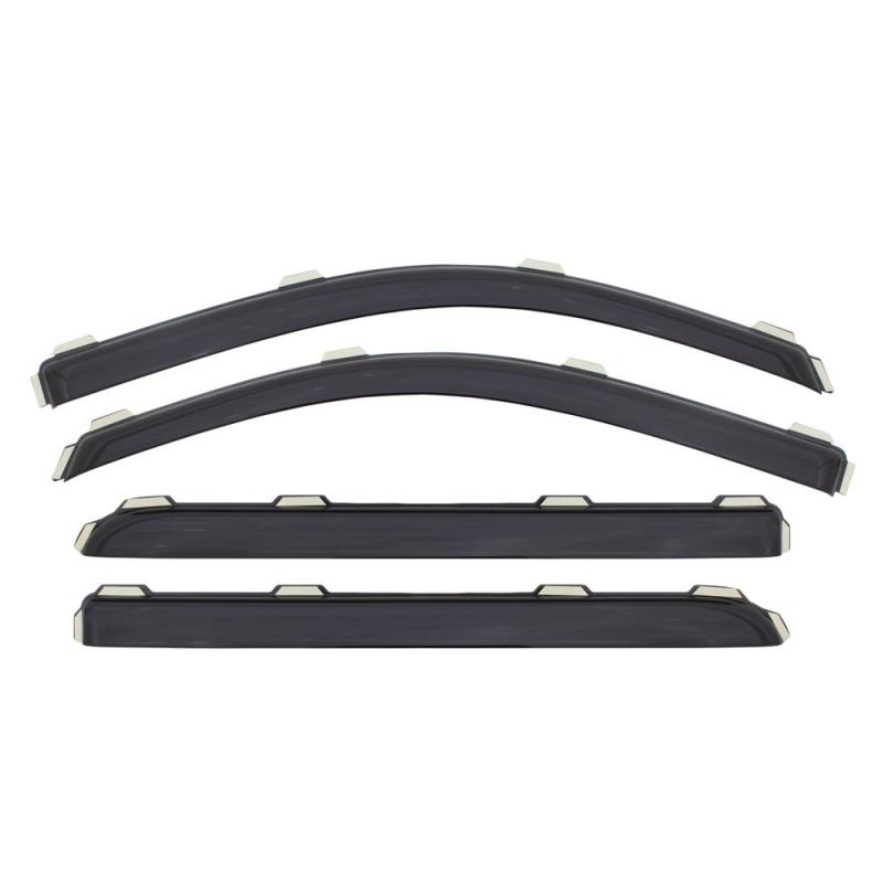 AVS 13-18 Hyundai Santa Fe (Excl. XL Model) Ventvisor Front & Rear Window Deflectors 4pc - Smoke-thumbmail-16