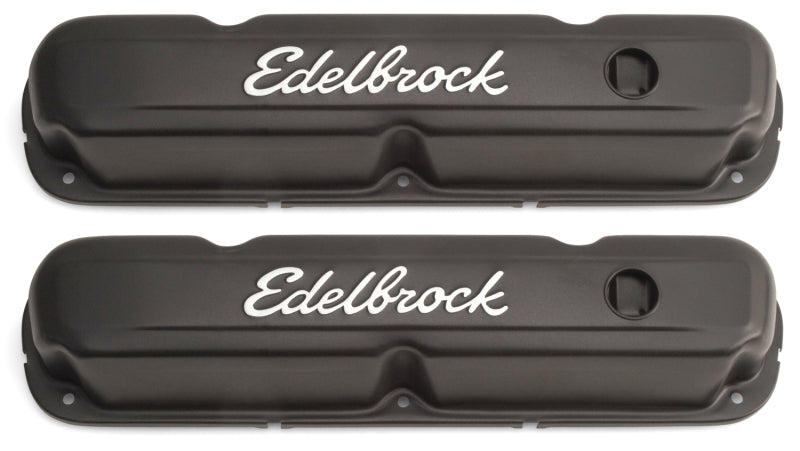 Edelbrock Valve Cover Signature Series Chrysler 1965-1991 318-340-360 CI V8 Black-thumbmail-3