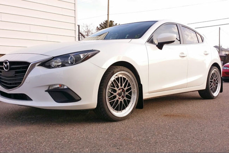 Rally Armor 14-18 Mazda 3/Speed3 Red UR Mud Flap w/ White Logo-thumbmail-8