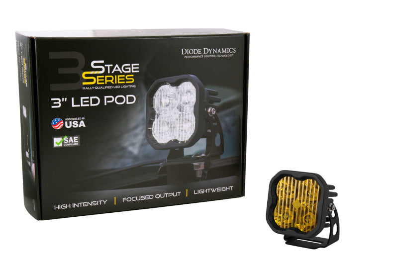 Diode Dynamics SS3 Pro ABL - Yellow Driving Standard (Single)-thumbmail-7