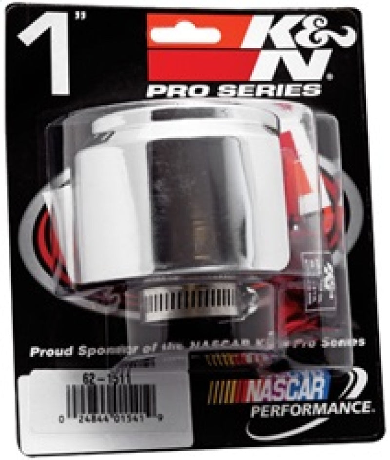 K&N 1in Flange ID x 3in OD x 2.5in Height Clamp On Crankcase Vent Filter-thumbmail-7
