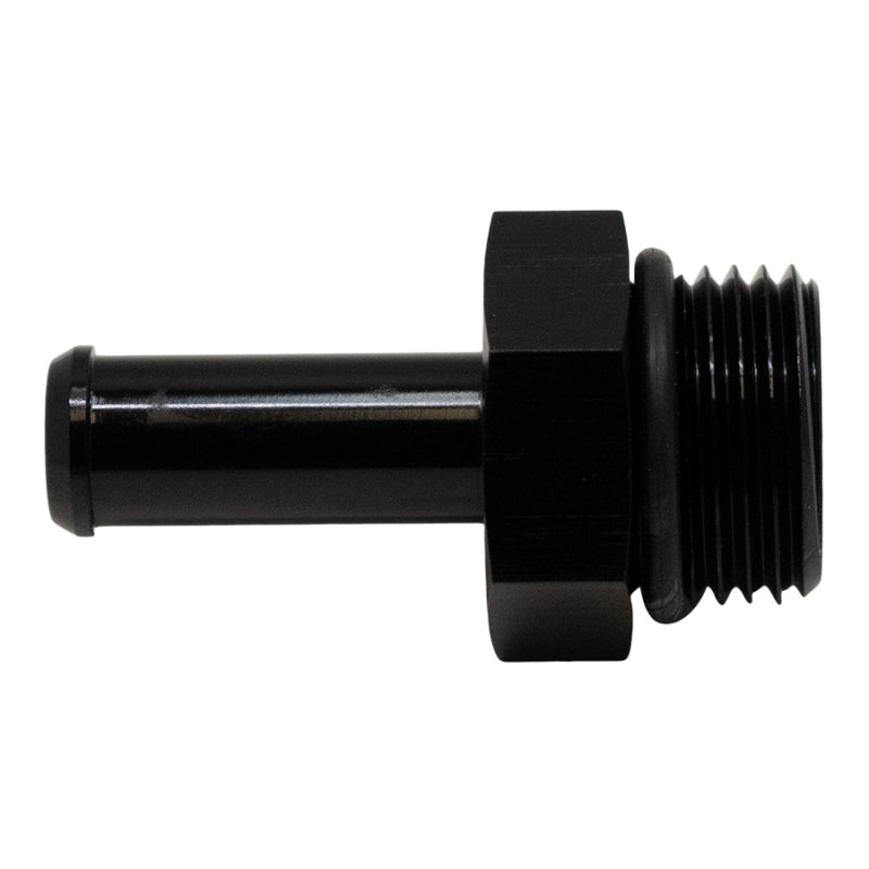 DeatschWerks 8AN ORB Male to 3/8in Male Barb Fitting (Incl O-Ring) - Anodized Matte Black-thumbmail-2
