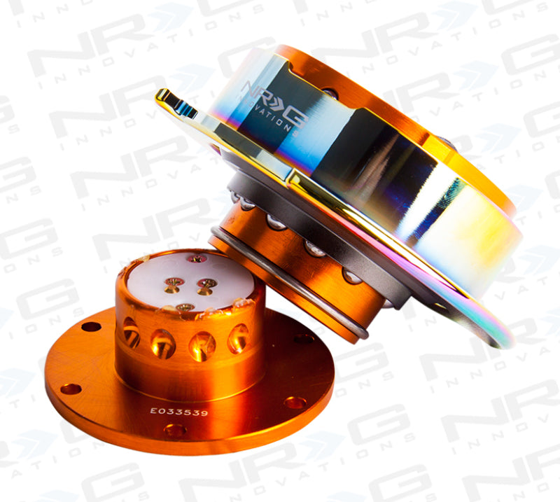 NRG Quick Release Gen 2.5 - Rose Gold Body / Neochrome Ring-thumbmail-3