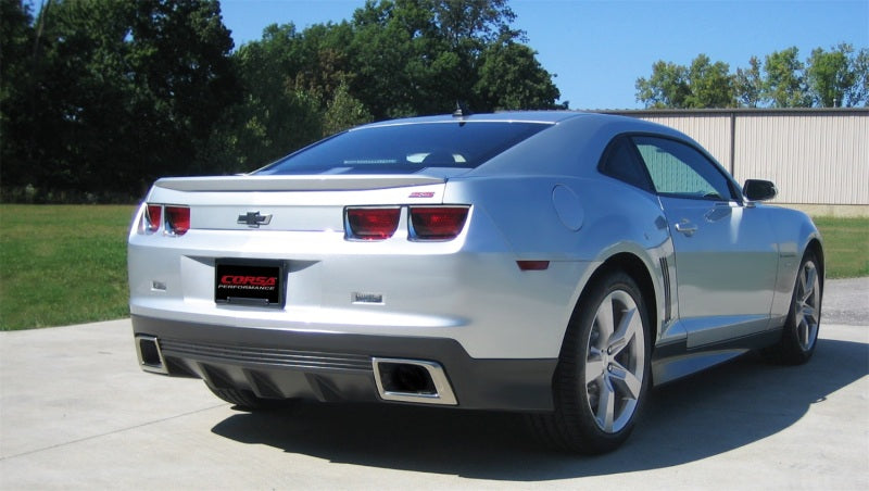 Corsa 10-15 Chevrolet Camaro SS 6.2L V8 Manual Xtreme 3in Cat-Back (No Tips Uses Factory Bezels)-thumbmail-8