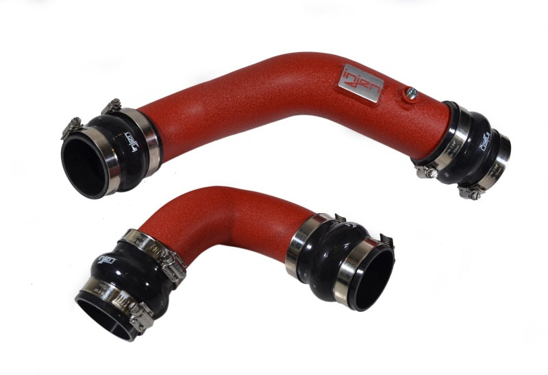 Injen 17-19 Honda Civic Type-R Aluminum Intercooler Piping Kit - Wrinkle Red-thumbmail-2