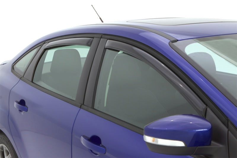 AVS 12-18 Ford Focus Ventvisor In-Channel Front & Rear Window Deflectors 4pc - Smoke-thumbmail-3