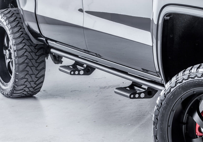 N-Fab RKR Rails 15-17 GMC - Chevy Canyon/Colorado Crew Cab - Tex. Black - 1.75in-thumbmail-3
