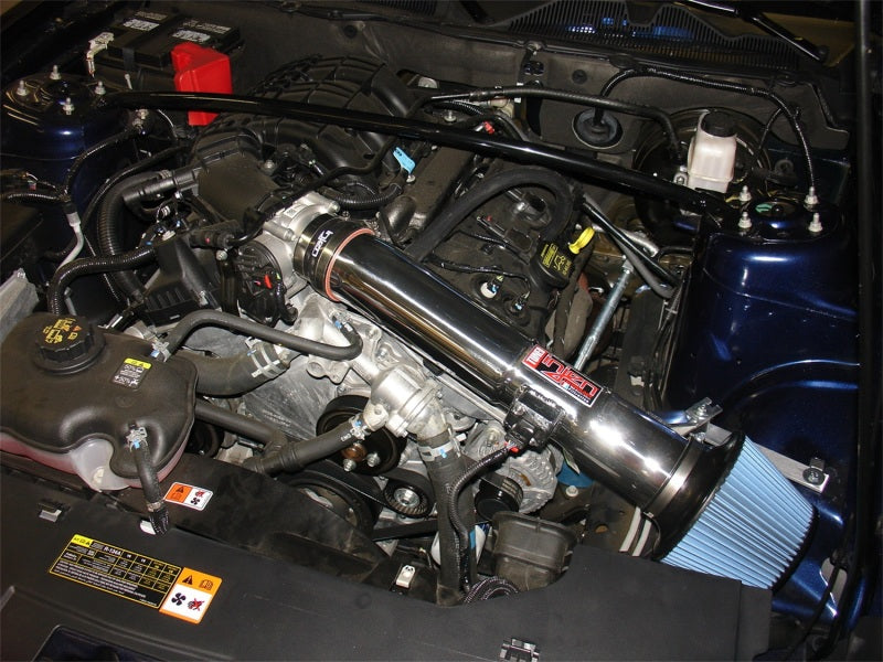 Injen 11-13 Ford Mustang V6 3.7L Polished Power-Flow Air Intake System-thumbmail-4
