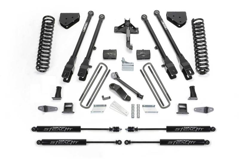 Fabtech 08-10 Ford F450/550 4WD 6in 4Link Sys w/Coils & Stealth-thumbmail-1