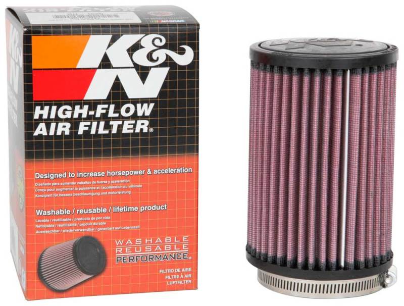 K&N Filter Universal Rubber Filter 2 7/8 inch Flange 4 inch OD 6 inch Height-thumbmail-5