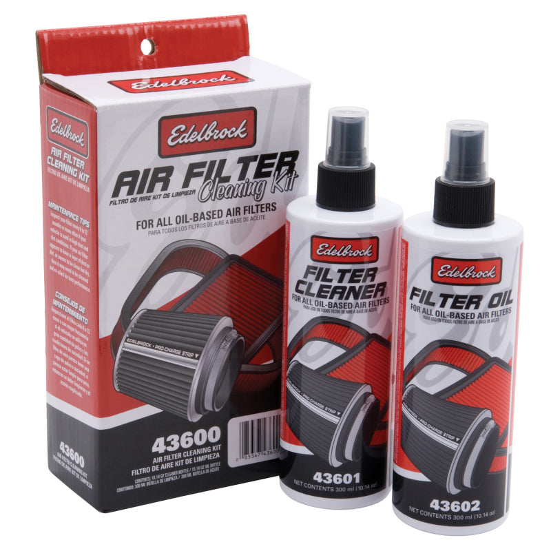 Edelbrock Air Filter Cleaning Kit Clear Oil-thumbmail-3