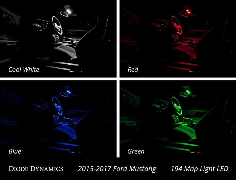 Diode Dynamics Mustang Interior Light Kit 15-17 Mustang Stage 1 - Red-thumbmail-5
