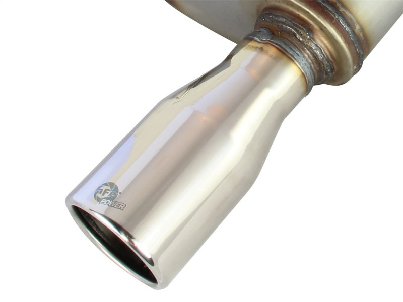 aFe Axle-Back Exhaust 2.5in 409SS w/Polished Tip 05-09 Ford Mustang V6 4.0L-thumbmail-8