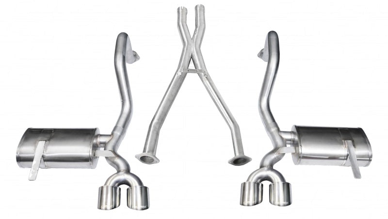 Corsa 97-04 Chevrolet Corvette C5 Z06 5.7L V8 Polished Xtreme Cat-Back + XO Exhaust-thumbmail-2