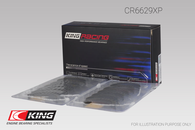 King Mitsubishi 6G72 (Size STDX) Connecting Rod Bearing Set-thumbmail-3