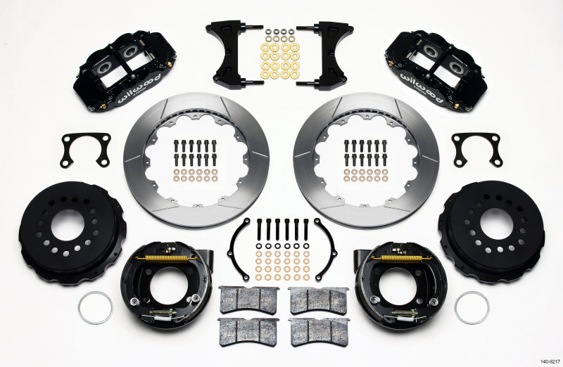 Wilwood Narrow Superlite 4R Rear P-Brk Kit 12.88in Big Ford Old Style 2.36in Offset-thumbmail-1