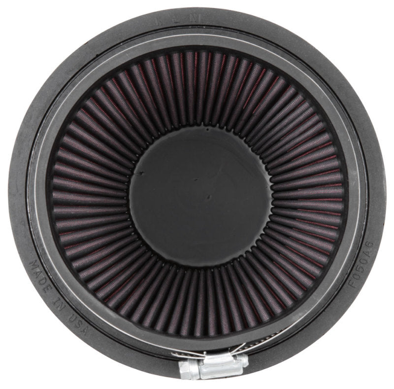 K&N Filter Universal Rubber Filter 5 inch Flange 6 1/2 inch Base 4 3/8 inch Top 7 inch Height-thumbmail-5