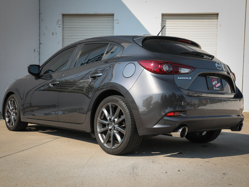 aFe Takeda 2-1/2in 304 SS Cat-Back Exhaust w/ Polished Tips 14-18 Mazda 3 L4 2.0L/2.5L-thumbmail-4