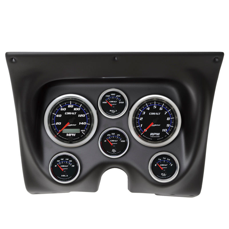 Autometer Cobalt 67-68 Camaro/Firebird Dash Kit 6pc Tach / MPH / Fuel / Oil / WTMP / Volt-thumbmail-1