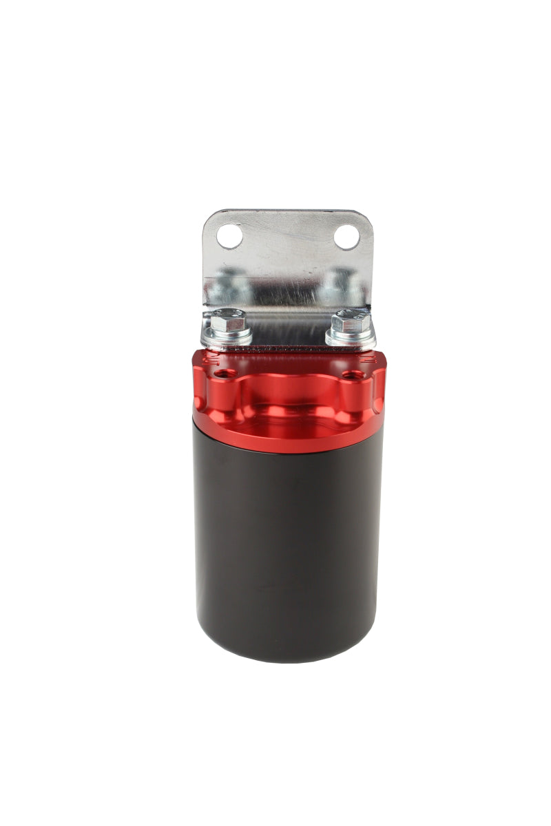 Aeromotive Canister Fuel Filter - 3/8 NPT/100-Micron (Red Housing w/Black Sleeve)-thumbmail-5