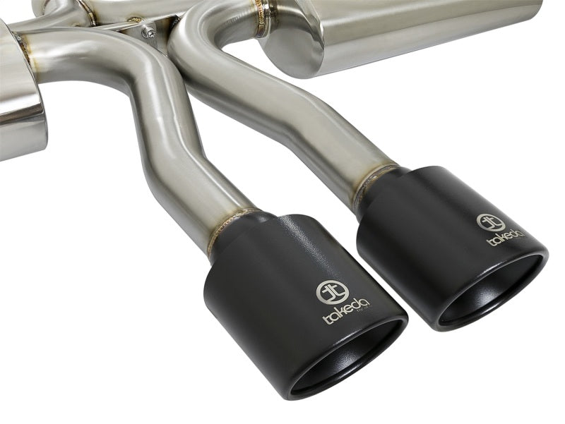 aFe Takeda 3in 304 SS Cat-Back Exhaust System w/ Black Tips 2017+ Honda Civic Si (4dr) I4 1.5L (t)-thumbmail-11
