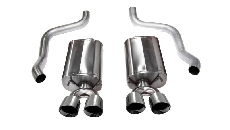 Corsa 09-13 Chevrolet Corvette C6 6.2L V8 Polished Sport Axle-Back Exhaust-thumbmail-2